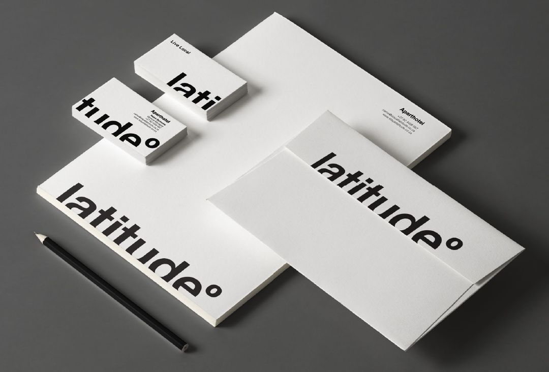 Latitude branded stationery and collateral